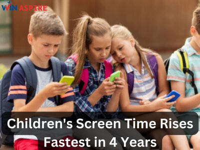 Children's Screen Time Rises Fastest in 4 Years