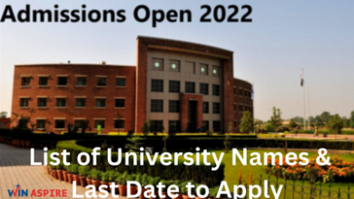 List of University Names & Last Date to Apply