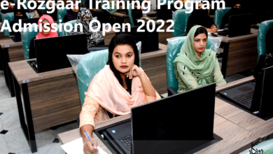 e-Rozgaar Training Program Admission 2022