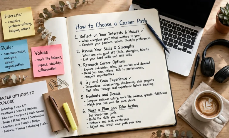 how to choose a career path