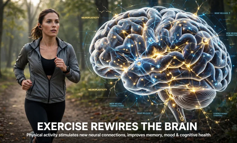 Exercise rewires the brain